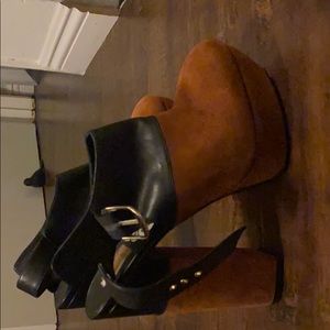 Dolce Vita DV platform high Slingback heels